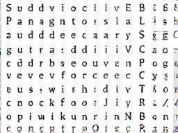 Word search puzzle example